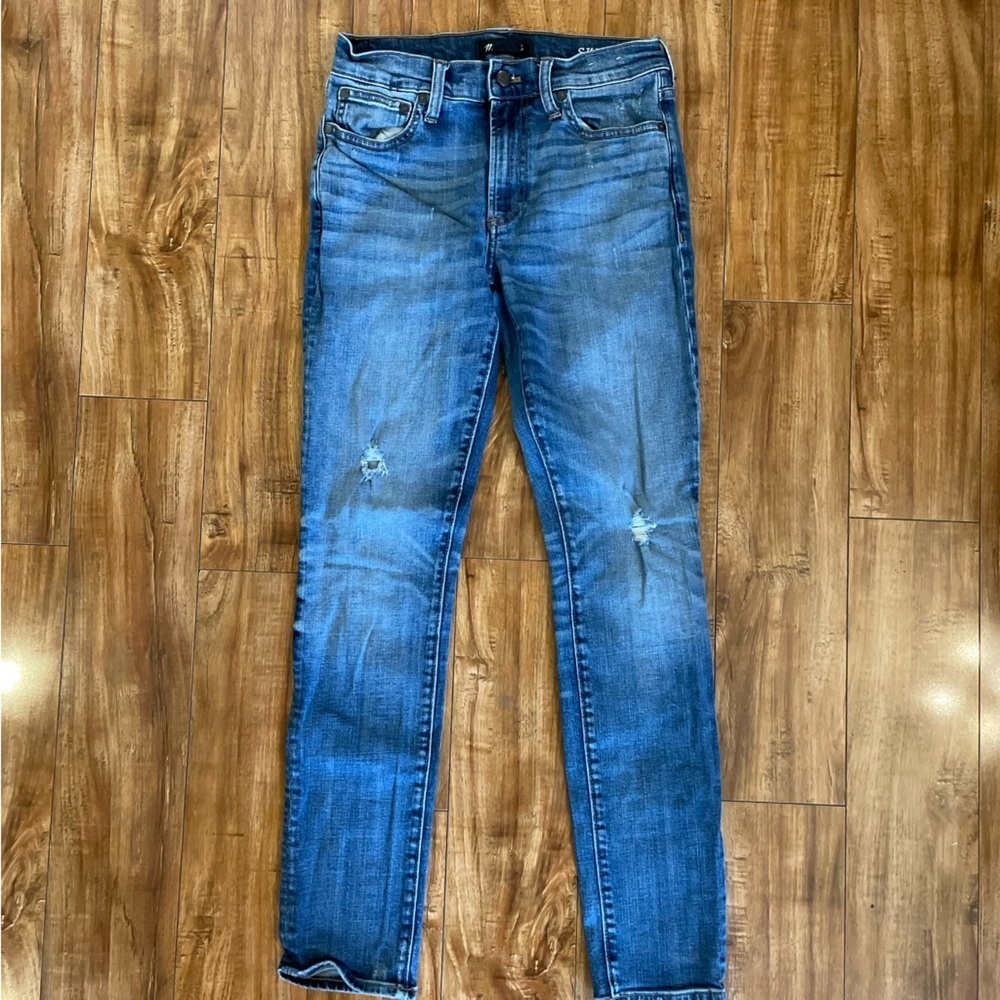 MADEWELL Women’s Skinny Distressed Blue Jean Size 29/32